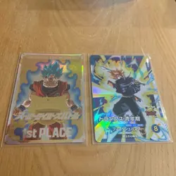 Dragon Ball Super Divers Card Son Goku Championship Winning & SDVTP-002 Set - Image 1