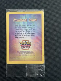Ancient Mew Sealed Promo Pokemon Card 2000 Movie Edition Damaged - Image 2