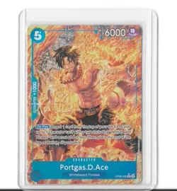 OP08-052 Portgas.D.Ace R Alt Art One Piece TCG English Card - Image 1