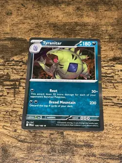Tyranitar - 135/193 - Pokemon Paldea Evolved 2023 - Holo Rare Card - NM - Image 1