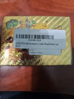 POKEMON GOLD FOIL CARD Custom Fan Art pack of 110 - Image 2