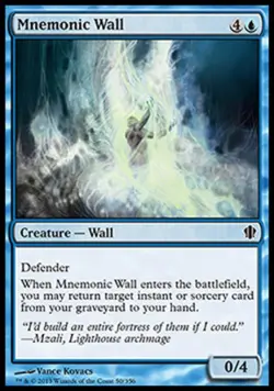 Mnemonic Wall - Light Play MTG Commander 2013 Edition - Image 1