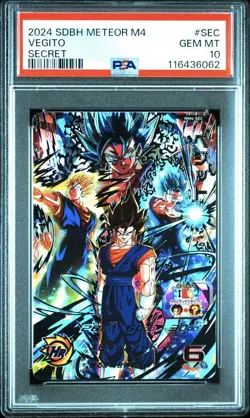 PSA10 Dragon Ball Heroes MM4-SEC Vegito Japan Trading Card - Image 2