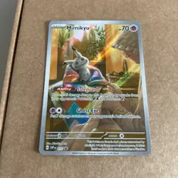 Mimikyu SVP075 Scarlet & Violet Illustration Rare Promo Pokemon Card - Image 3