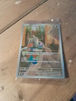 Mimikyu SVP075 Scarlet & Violet Illustration Rare Promo Pokemon Card - Image 1