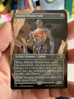 Solemn Simulacrum (Alternate Art) #319 (NM) Core Set 2021 M21 Magic MTG - Image 1