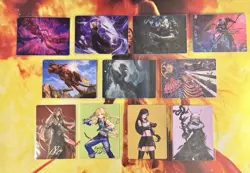 Final Fantasy MTG Bundle Of Gold Stamped Art Cards - 11 Beautiful Pieces Of Art - Image 1