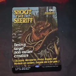 Shoot The Sheriff Promo Secret Lair NM MTG Magic RCQ - Image 1