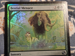 Bestial Menace FOIL Modern Masters MTG Magic - Image 5