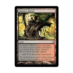 WOTC MtG Lorwyn Auntie's Hovel (R) VG - Image 1
