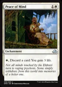 Peace of Mind - Light Play MTG Eldritch Moon - Image 1
