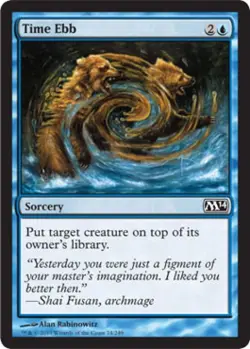 Time Ebb - Light Play MTG Magic 2014 Core Set - Image 1