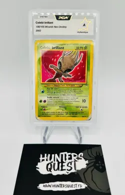 Carte Pokemon CELEBI BRILLANT 106/105 Secret Holo Neo Destiny FR PCA Authentique - Image 1