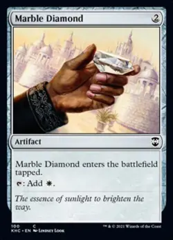 Marble Diamond - Light Play MTG Commander 2021 Kaldheim - Image 1