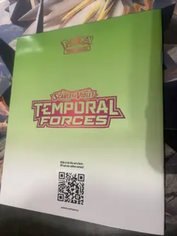 Official Pokemon TCG - Temporal Forces - Iron Leaves ETB Guide Book - UNMARKED - Image 2