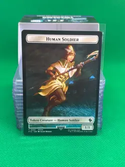 MTG Final Fantasy - Hero 8 & Human Soldier 1 [Token] - Image 2