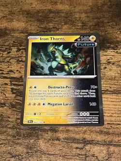 Pokemon TCG - Iron Thorns 062/162 Holo Rare - Temporal Forces - NM - Image 1