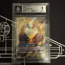 Pokemon 2019 Latias & Latios GX 170/181 Alt Art Team Up BGS 9 (.5 From Gem Mint) - Image 1