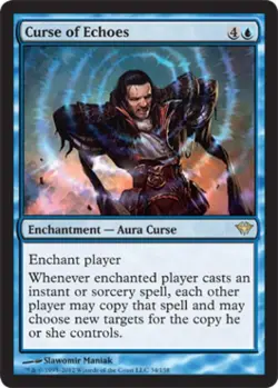 Curse of Echoes - Light Play MTG Dark Ascension - Image 1