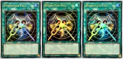 3 x GFTP-EN115 Resonator Call - Ultra Rare 1st Edition LP/NM YuGiOh Cards - Image 1