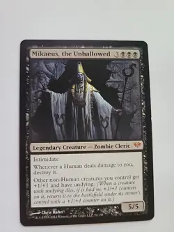 Mikaeus, the Unhallowed Dark Ascension Mythic Rare Magic the Gathering Card - Image 1