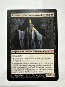 Mikaeus, the Unhallowed Dark Ascension Mythic Rare Magic the Gathering Card - Image 1