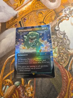 Pernicious Deed Rainbow Foil MTG Secret Lair - Pack Fresh - - Image 1