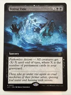 MTG The Lost Caverns of Ixalan Terror Tide Extended Art 0372 NM Rare - Image 1