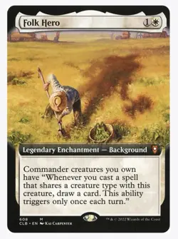 Folk Hero (Extended Art) Commander Legends: Battle for Baldur's Gate Regular - Image 1