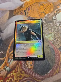 Cloud, Planet's Champion Foil MTG Promo - NM - - Image 1