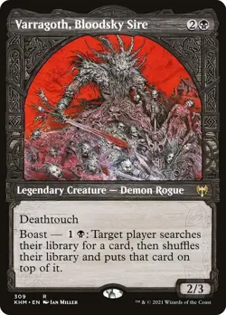 MTG Foil - Varragoth, Bloodsky Sire (Showcase) - 309 / NM / English - Image 1