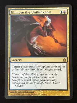1x MTG Glimpse the Unthinkable - Ravnica: City of Guilds (RAV) #208 - Magic - Image 1