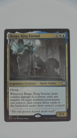Brago, King Eternal Commander: Kaldheim Regular - Image 1