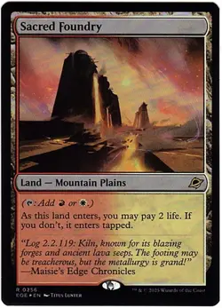MTG Edge Of Eternities Sacred Foundry Foil (Rare) - Image 2