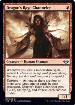 MTG Dragon's Rage Channeler (121) | LP | Modern Horizons 2 (MH2) - Image 1