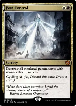 Pest Control (22) M Outlaws of Thunder Junction: The Big Score NM MTG - Image 1