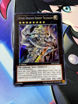 Divine Dragon Knight Felgrand Yugioh Secret Rare SHSP-EN056 1st Edition NM - Image 2