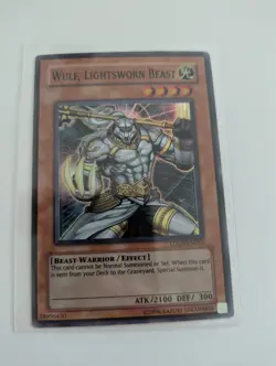 Yugioh Card - Wulf, Lightsworn Beast LODT-EN023 Super Rare - Image 1