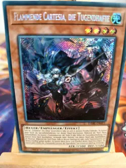 Flammende Cartesia, die Tugendhafte DABL-DE011 Secret Rare DE NM YUGIOH - Image 1