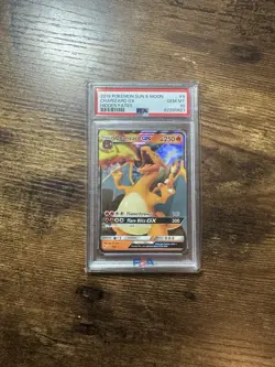Pokemon CHARIZARD GX Sun & Moon Hidden Fates Holo RARE Card PSA 10 GEM MINT🔥 - Image 1