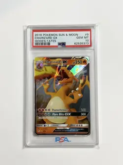 Pokemon CHARIZARD GX Sun & Moon Hidden Fates Holo RARE Card PSA 10 GEM MINT🔥 - Image 3
