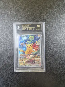 Pikachu 001/SV-P Scarlet & Violet Promo Pokemon Japanese Card BGS Black Label 10 - Image 3