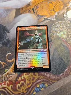 Lightning, Security Sergeant Foil MTG Promo - NM - - Image 1