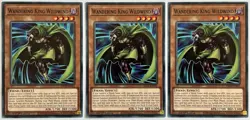 3 x SDCK-EN013 Wandering King Wildwind - Common 1st Ed Near Mint YuGiOh Card - Image 1