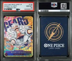 One Piece Card Japanese Monkey D. Luffy OP05-119 PSA10 ez4z44g8 - Image 1