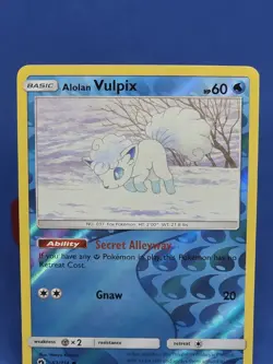 Vulpix Reverse Holo 53/214 Lost Thunder Alolan Pokemon Card Tcg Ccg 2018 - Image 3