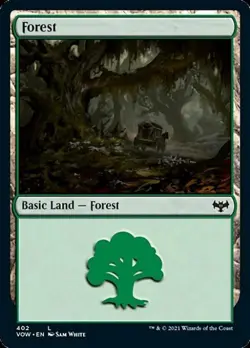 Forest (402) -Foil Near Mint MTG Innistrad: Crimson Vow - Image 1