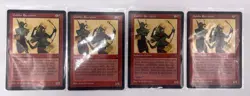 Magic the Gathering MTG Visions - Goblin Recruiter - Creature Red x4 - Image 1
