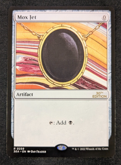 MTG: Mox Jet 30th Anniversary Edition #259 - Image 1