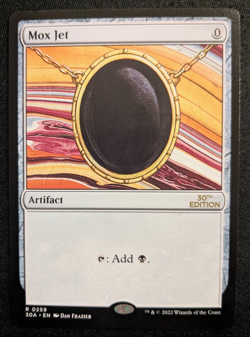 MTG: Mox Jet 30th Anniversary Edition #259 - Image 2